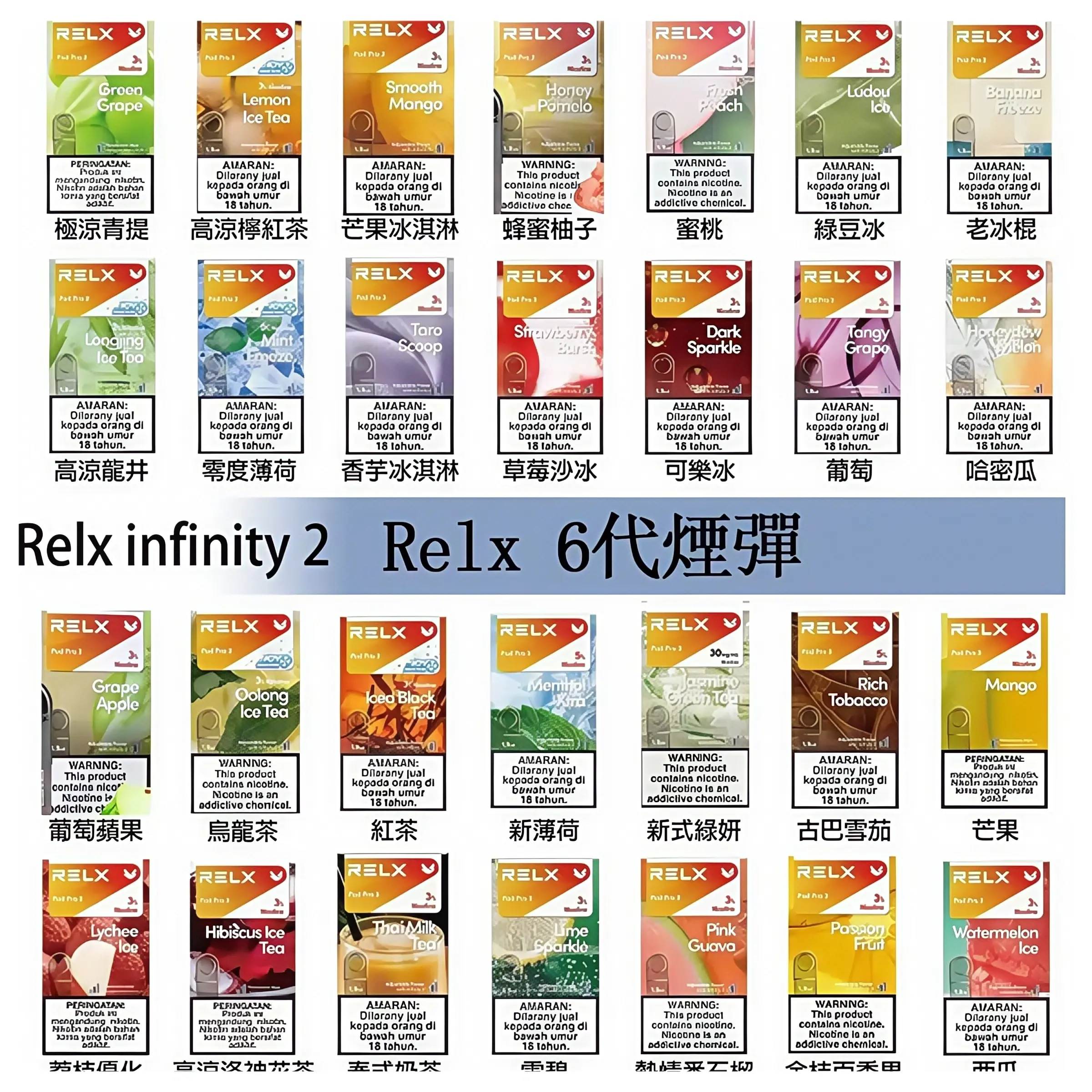 Relx6代煙彈webp SP2S 台灣官方專賣店|電子煙主機與煙彈專賣